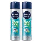 Nivea Men Cool Kick Fresh Deodorant 150 ml 2 Adet