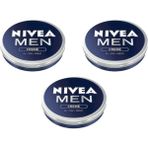 Nivea Men Creme 3X75 ml El Yüz Vücut Kremi