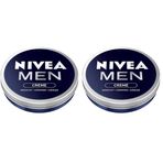 NIVEA Men Creme Erkek Bakım Kremi 30 ml, El, Yüz ve Vücut Nemlendirici Krem, Hızlı Emilir, Yapışkan His Bırakmaz 2li paket
