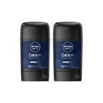 Nivea Men Deep Dimension Stick Deodorant 50 ml 2 Adet