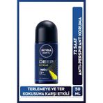 Nivea Men Deep Extreme Maxxtech 72 Saat Erkek Roll-On Deodorant 50 ML