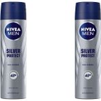Nivea Men Deodorant Silver Protect 2'li Hızlı Kuruma ile 48 Saat Etkili Koruma Sağlar