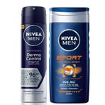 NIVEA MEN Derma Control Clinical Sprey Deodorant 150 Ml + Sport Duş Jeli 250 Ml