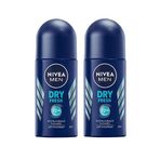 Nivea Men Dry Fresh Roll On 2x50 ml Erkek Deodorant