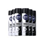 Nivea Men Erkek Black & White Invisible Original 48 Saat Anti-Perspirant Koruma 150 ml 6'lı Sprey Deodorant