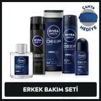 Nivea Men Erkek Damat Çeyiz Seti, Duş Jeli, Deodorant 150ML, Roll-On,tıraş Köpüğü, Losyon ve Çanta Hediye - 150 ml