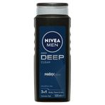 NIVEA Men Erkek Deep Dimension Banyo Ve Duş Jeli 500ml, 3'ü1 Arada Komple Bakım, Vücut Saç Ve Yüz 299950