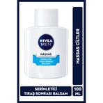 NIVEA MEN Erkek Hassas Ciltlere Özel Tıraş Sonrası Balsam 100ml, Serinletici, Yanma ve Kızarıklık Karşıtı