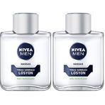 NIVEA MEN Erkek Hassas Tıraş Sonrası Losyon 100 ml,Nemlendirici, Hassas Ciltlere Özel,Alkolsüz Formül, Hızlı Emilir (2 paketi)