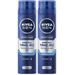 NIVEA MEN Erkek Nemlendirici Tıraş Jeli Protect&Care 200 ml, Kuru Ciltler İçin, Pürüzsüz Tıraş (2 paketi)