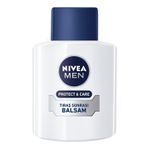 NIVEA MEN Erkek Protect&Care Nemlendirici Tıraş Sonrası Balsam 100 ml, Hızlı Emilir, Nemlendirici,Aloe Vera