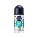 NIVEA Men Erkek Roll-on Deodorant Cool Kick Fresh Ter ve Ter Kokusuna Karşı 48 Saat Anti-perspirant Koruma 50ml