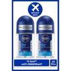 NIVEA MEN Erkek Roll-on Deodorant Fresh Active 25ml, 72 Saat Anti-perspirant Koruma, Seyahat Boyu, Ter Kokusuna Karşı Koruma, Aluminyum İçermez, X2 Adet