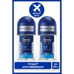NIVEA MEN Erkek Roll-on Deodorant Fresh Active 25ml, 72 Saat Anti-perspirant Koruma,Seyahat Boyu, Alkolsüz