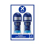 Nıvea Men Erkek Roll-on Deodorant Fresh Active 25ml, 72 Saat perspirant Koruma, Seyahat Boyu, Ter Kokusuna Karşı Koruma, Aluminyum İçermez, X2 Adet