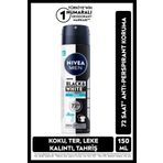 Nıvea Men Erkek Sprey Deodorant Black&White Invisible Fresh 150Ml, 72 Saat Anti-Perspirant Ter Koruması