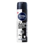 NIVEA MEN Erkek Sprey Deodorant Black&White Invisible Original 150 ml,72 Saat Anti-Perspirant Terleme ve Ter Kokusuna Karşı Koruma,Kıyafetlerde Leke Karşıtı,Erkeksi Koku,Etil Alkol İçermez