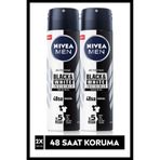 NIVEA Men Erkek Sprey Deodorant Black&White Invisible Original 150mlx2ade