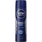 NIVEA Men Erkek Sprey Deodorant Cool Kick, 150 Ml, Ter Ve Ter Kokusuna Karşı 48 Saat Anti-perspirant