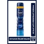 NIVEA MEN Erkek Sprey Deodorant Fresh Active 200ml, Ter Kokusuna Karşı 48 Saat Koruma,Uzun Süren Ferahlık