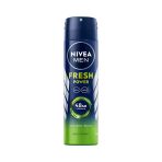 Nıvea Men Erkek Sprey Deodorant Fresh Power,48 Saat 3'Li Paket
