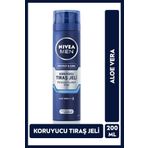 NIVEA Men Erkek Tıraş Köpüğü Protect&care 200ml, Aloe Vera, Pürüzsüz Tıraş, Cildi Kesiklerden Korur