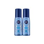 Nivea Men Fresh Active 2x75 ml Erkek Sprey Deodorant