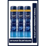 Nivea Men Fresh Active 48 Saat Erkek Sprey Deodorant 3 x 200 ML