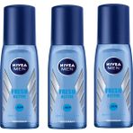 Nivea Men Fresh Active Erkek Deodorant Sprey 75 ml Uzun Süreli Ferahlık Sağlayan