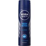 Nivea Men Fresh Active Pudrasız 3x150 ml Erkek Sprey Deodorant