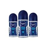 NIVEA Men Fresh Active Roll-on 50 ml X3 Adet P10102