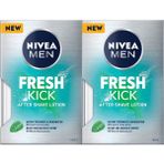 Nivea Men Fresh Kick Tıraş Sonrası Losyon Ferahlatıcı Etki 100 ml x 2 Mint ve Kaktüs Suyu