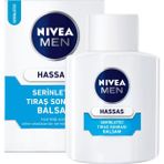 Nıvea Men Hassas Serinletici Tiras Sonrasi Balsam 100Ml, Hassas Ciltler,Alkolsuz Formul