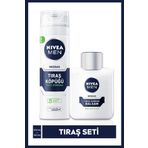 NIVEA MEN Hassas Tıraş Köpüğü 200ml ve Tıraş Sonrası Balsam Hassas 100 ml, Hassas Ciltlere Özel Hızlı Koruma, Yanma Karşıtı, Alkolsüz Formül