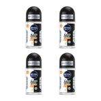 Nivea Men Invisible Black and White Güçlü Etki 4x50 ml Erkek Roll-On