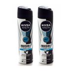 Nivea Men Invisible Black White Fresh 2x150 Ml Deodorant