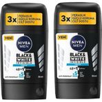 Nivea Men Invisible Black White Fresh 2x50 ml Stick Deodorant