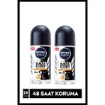 Nivea Men Invisible Black & White Güçlü Etki 2x50 ml Erkek Roll-On Deodorant