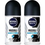 Nivea Men Invisible Black&White Fresh 2x50 ml Erkek Roll-On Deodorant