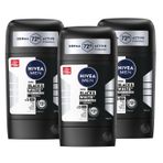 Nivea Men Invisible Black&White Original 3x50 ml Erkek Stick Deodorant