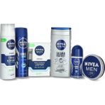 Nivea Men Kuru Ciltler İçin Hassas Cilt Bakım Seti 200 ml Tıraş Köpüğü 150 ml Deo Sprey