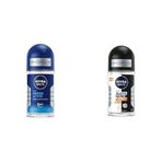NIVEA MEN Seti | Erkek Fresh Active 50 ml, 72 Saat Koruması x2 + Erkek Black&White Invisible Güçlü Etki 50 ml,72 Saat x2