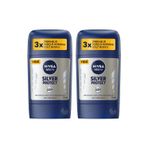 Nivea Men Silver Protect Stick Deodorant 50 ml 2 Adet