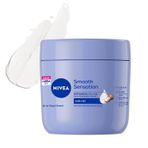 NIVEA Nemlendirici El ve Vücut Bakım Kremi Pürüzsüzleştirici 400 ml, Kuru Ciltler,48 Saat Yoğun Nemlendirme,Shea Yağı