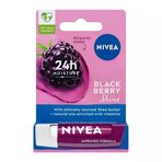 NİVEA Nivea Bakım Yapan Dudak Bakım Kremi Black Berry 4,8 G