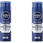 Nivea Nıvea Men 200 ml Protect ve Care 2 Adet Tıraş Köpüğü