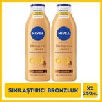 Nivea Nıvea Q10 Bronzlaştırıcı Vücut Losyonu 250ML Sıkılaştırıcı Etkili Açık Buğday Ten İçin X2