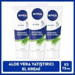 Nivea Nıvea Yatıştırıcı Bakım El Kremi 75 ml Aloe Vera x 3 Hızla Emilim Sağlayan Doğal İçerik