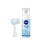 Nivea Normal Ciltler 150 ml Lotus Çiçeği Yüz Yıkama Köpüğü ve Yüz Temizleme Fırçası