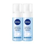 Nivea Normal Ciltler İçin 2x150 ml Yüz Temizleme Köpüğü